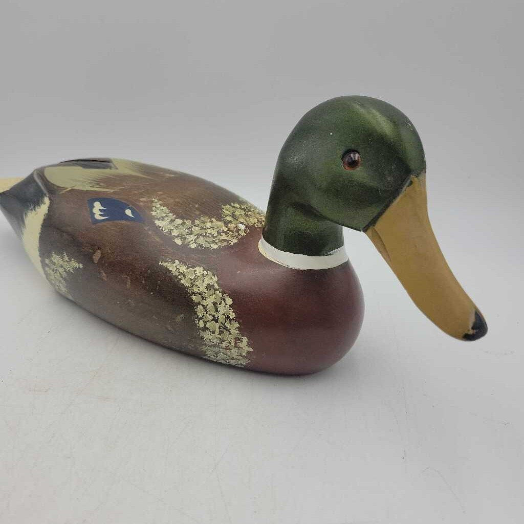 Large Mallard Decoy glass eyes unsigned (US2)