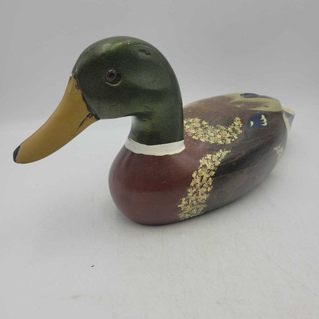 Large Mallard Decoy glass eyes unsigned (US2)