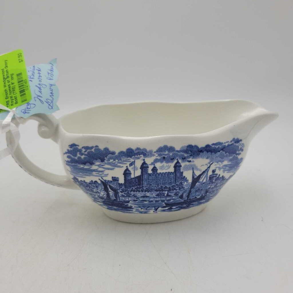 Enoch Wedgewood Royal homes of Britain Gravy Boat (TRE)