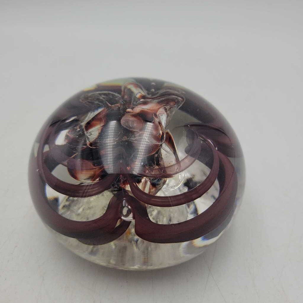Unique Glass Paperweight (BS)