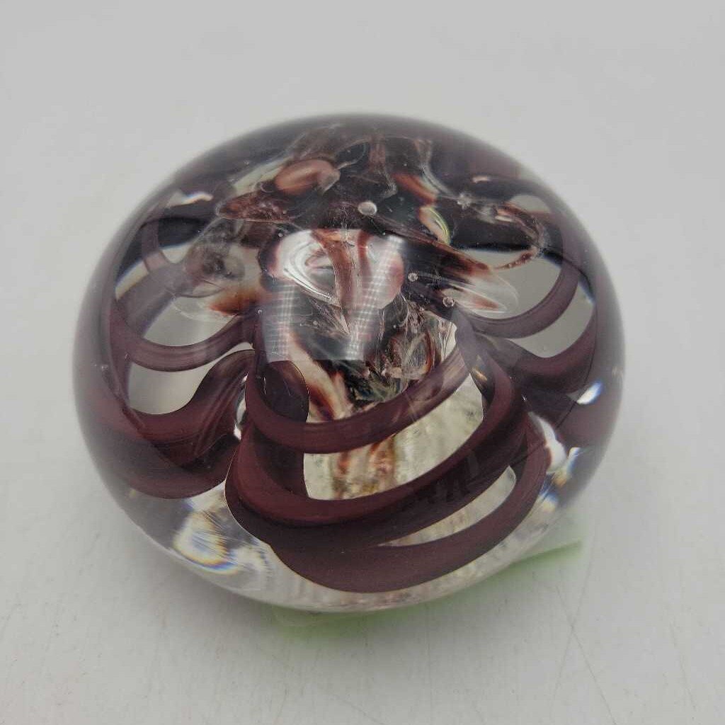 Unique Glass Paperweight (BS)