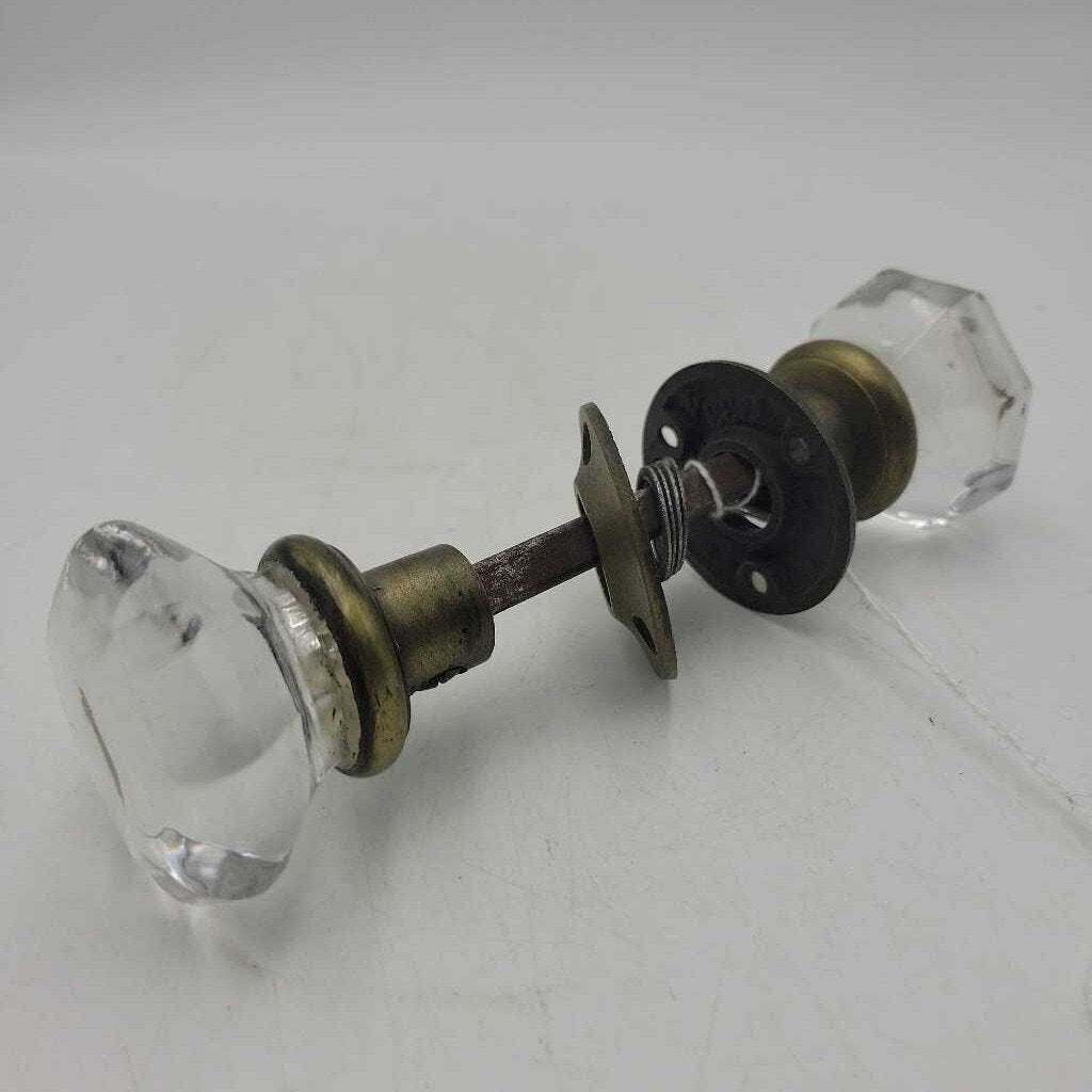 Glass Antique Door Knobs Set (BS))