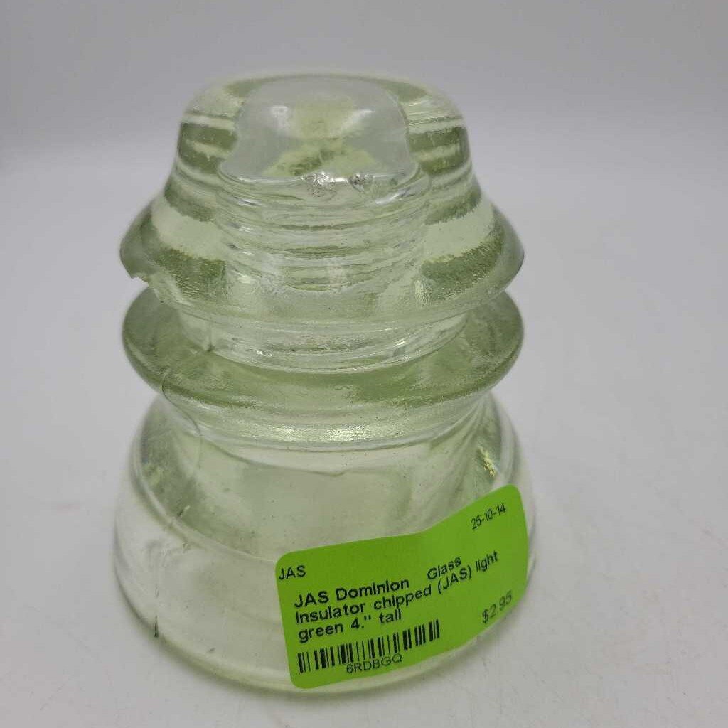 Dominion Glass Insulator chipped (JAS)