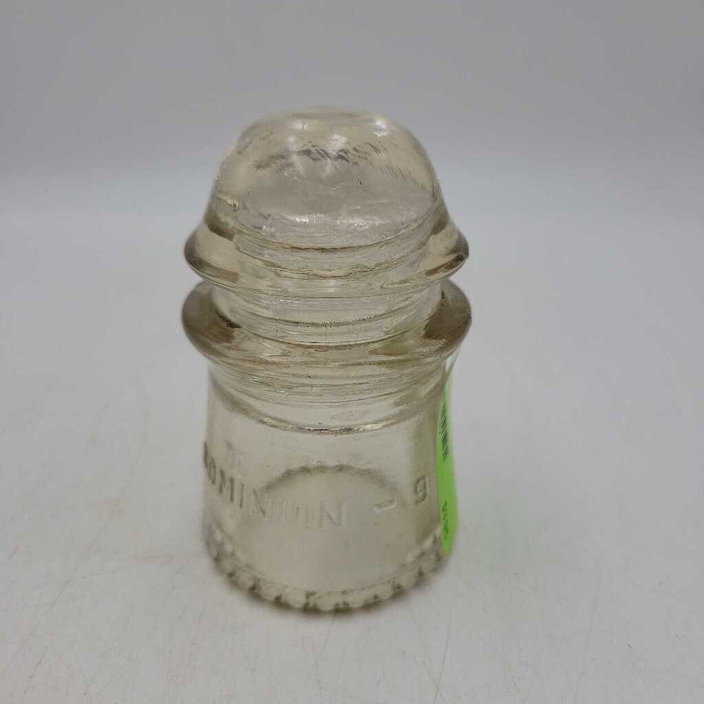 Dominion #9 Glass Insulator (JAS)