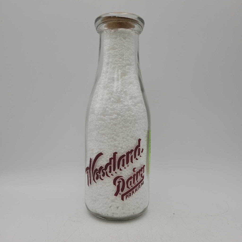 Woodland Dairy Parham Milk Bottle (JAS)