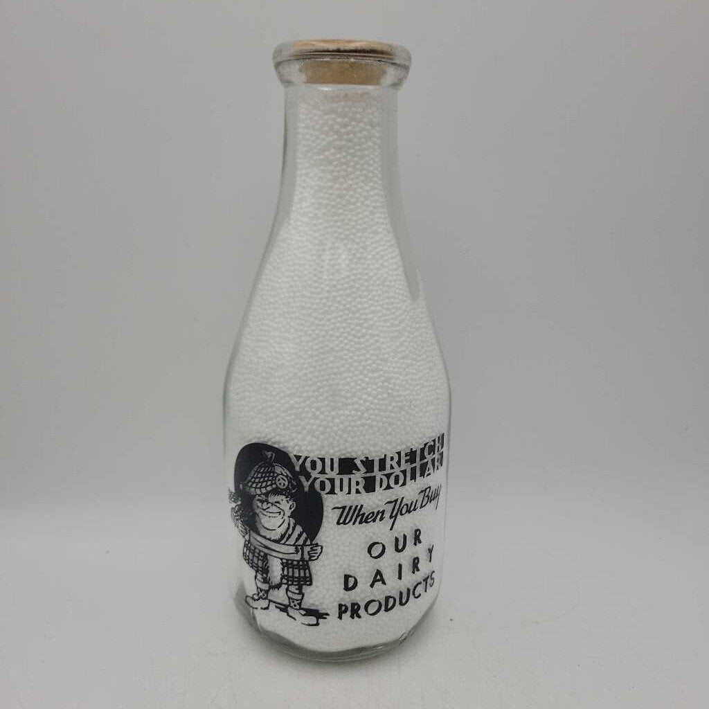 The Andrew Dairy Goderich Ontario Milk bottle Simcoe (JEF)