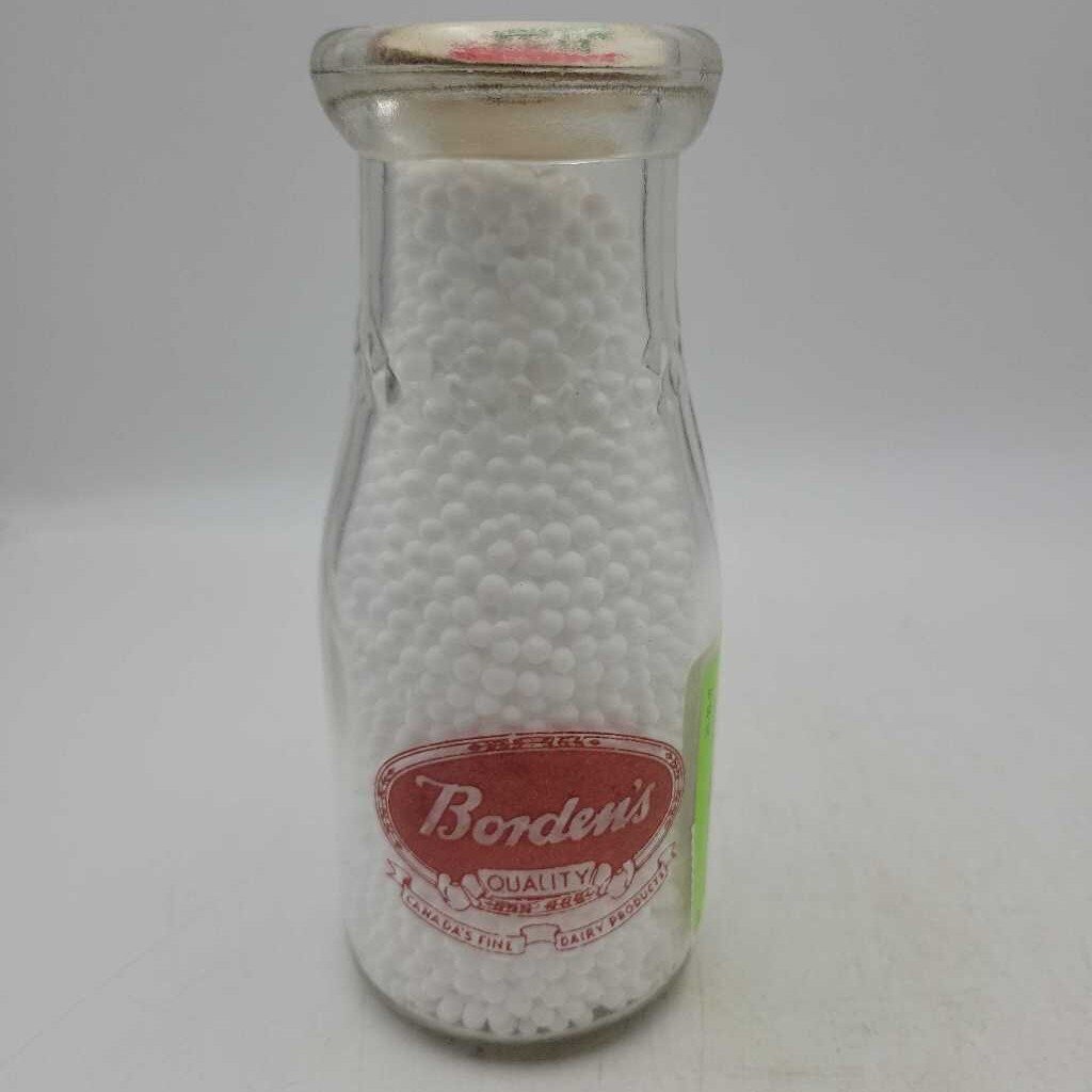 Borden's Dairy half Pint Milk bottle (JEF)