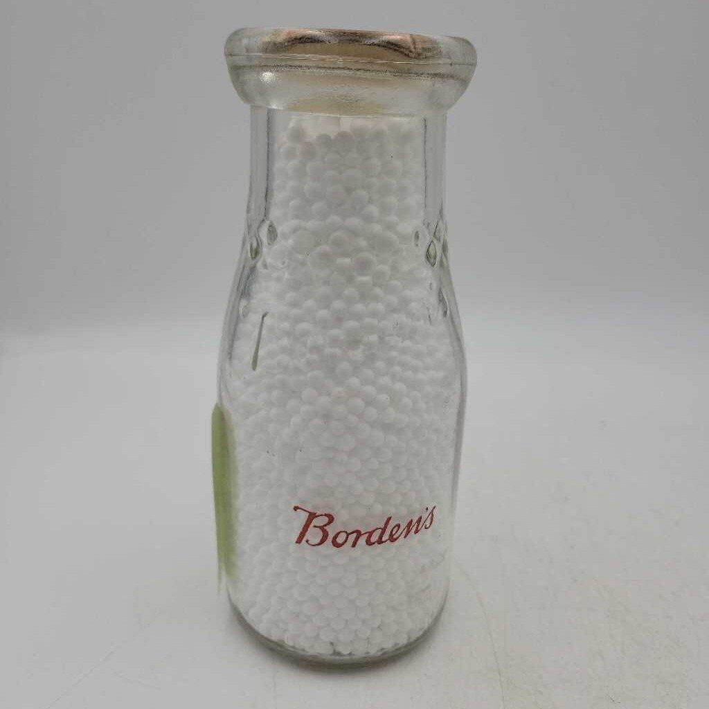 Borden's Dairy half Pint Milk bottle (JEF)