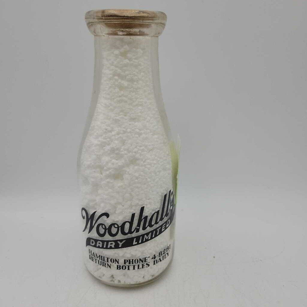 Woodhall's Dairy Milk Bottle pint Hamilton (Jef)