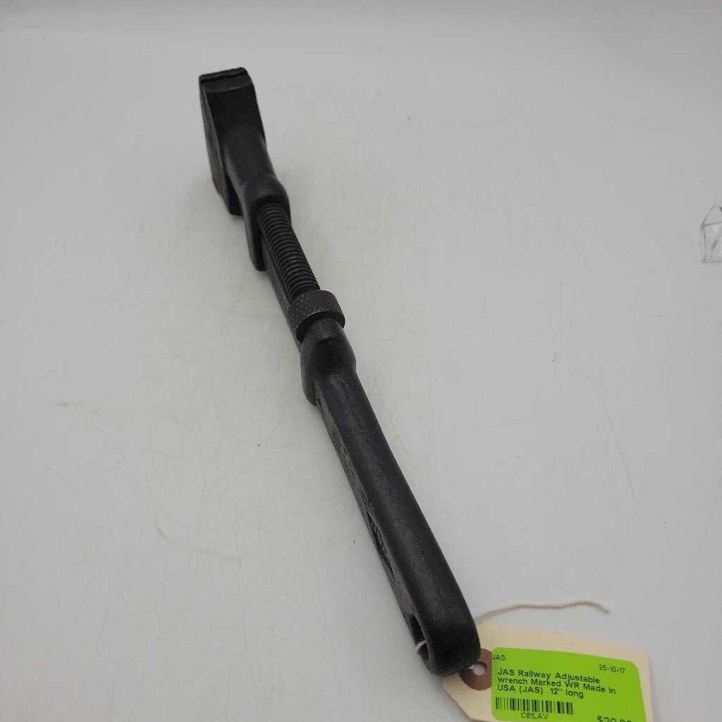 Railway Adjustable wrench Marked WR Made in USA (JAS)