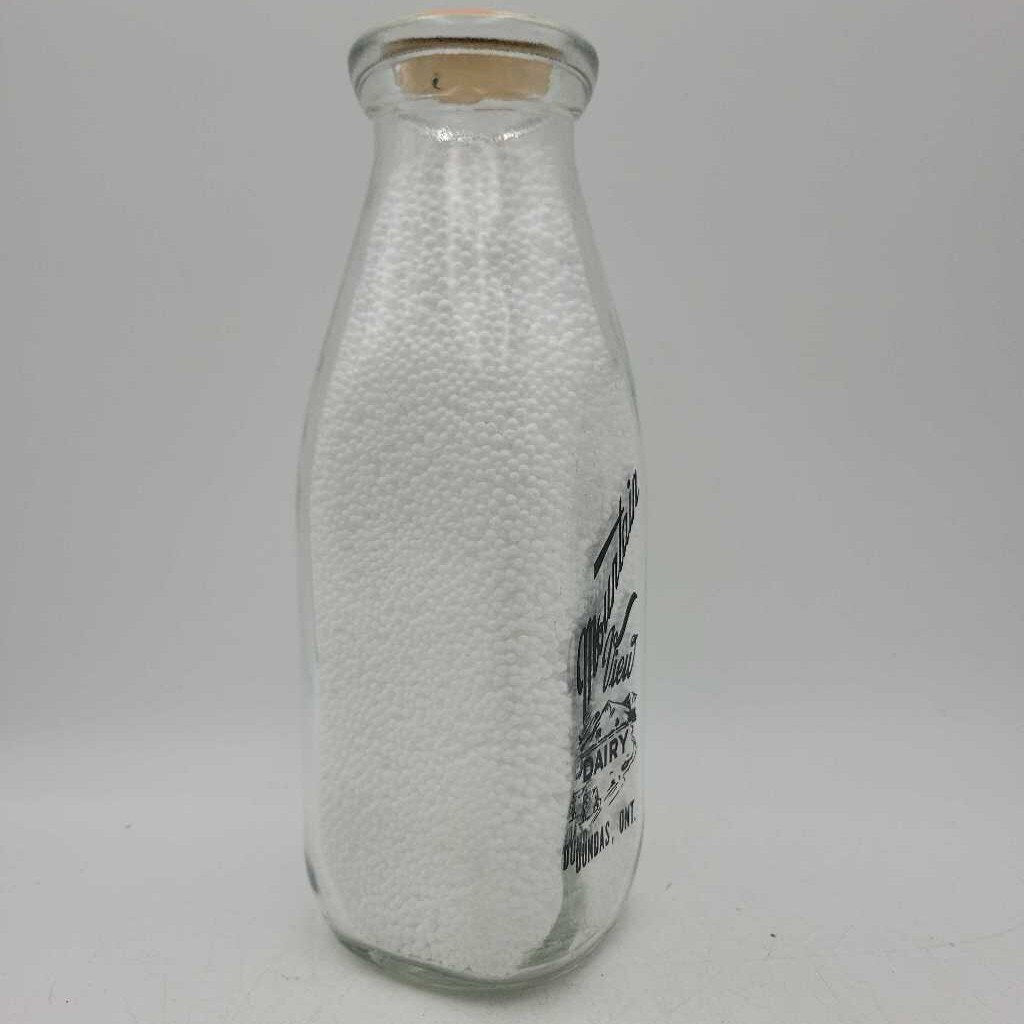Mountain View Milk bottle Dairy Dundas (JAS) pint