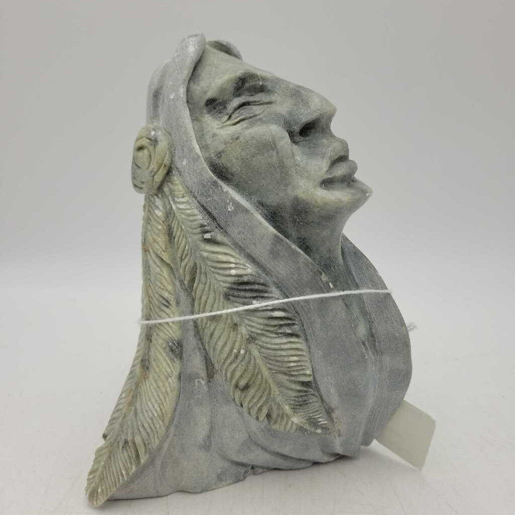 Native American Stone Sculpture By Lori Laforme(RHA)