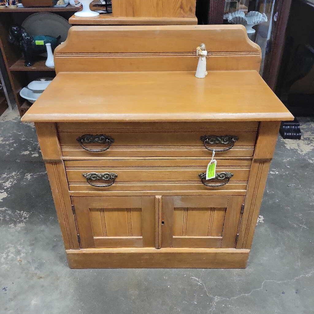 Two Drawer Washstand/Cabinet(YVO) (510)