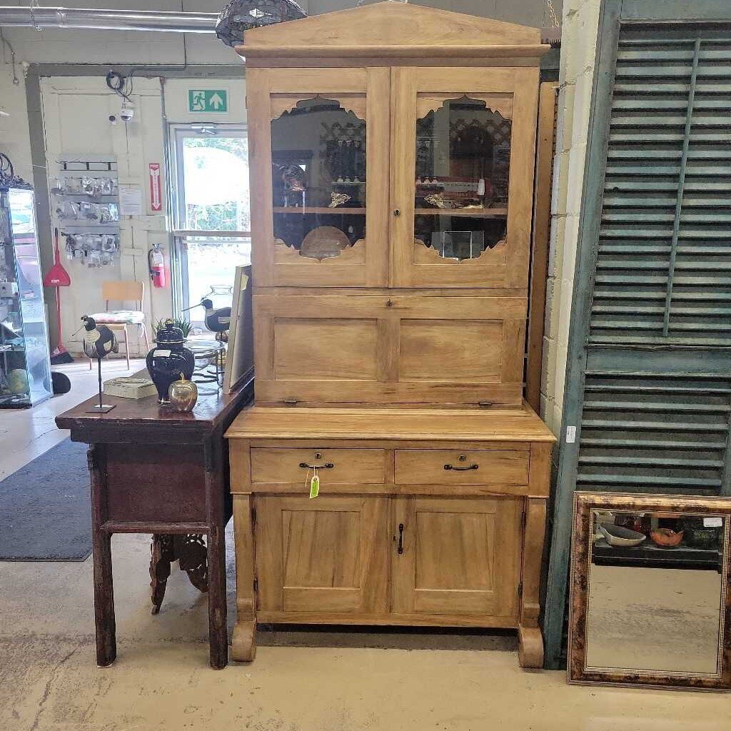 Rustic 2 Pc. Flat to Wall Secretary (YVO) (510)