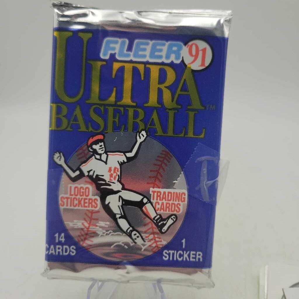 91 Fleer Ultra Baseball Card 2 Packs (JAS) 1991