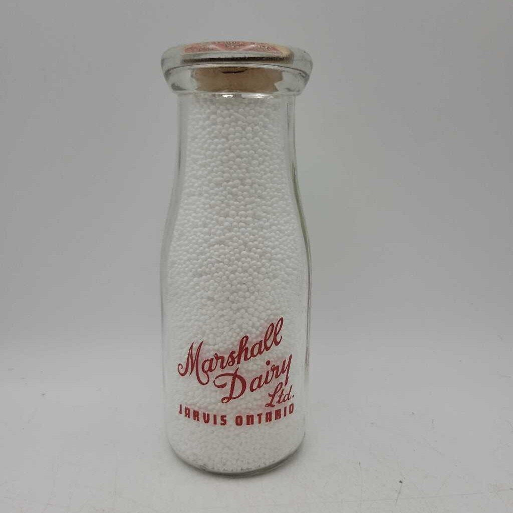 Marshall Dairy Jarvis 1/2 Pint milk bottle (DR)