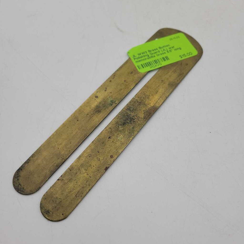 WW2 Brass Button Polishing Guard (JL) war memorabilia