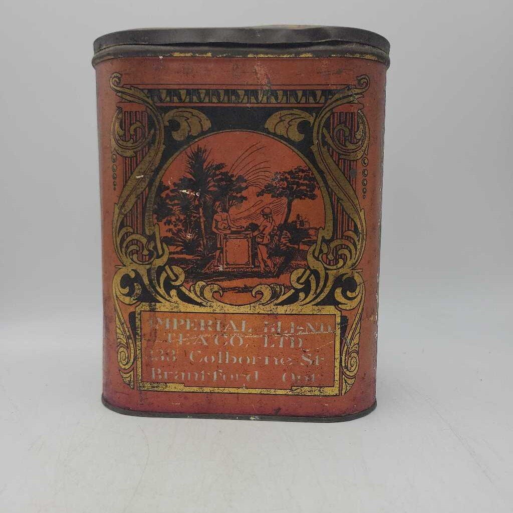 Imperial Blend Tea Tin Hamilton Brantford, Woodstock, London (JAS)