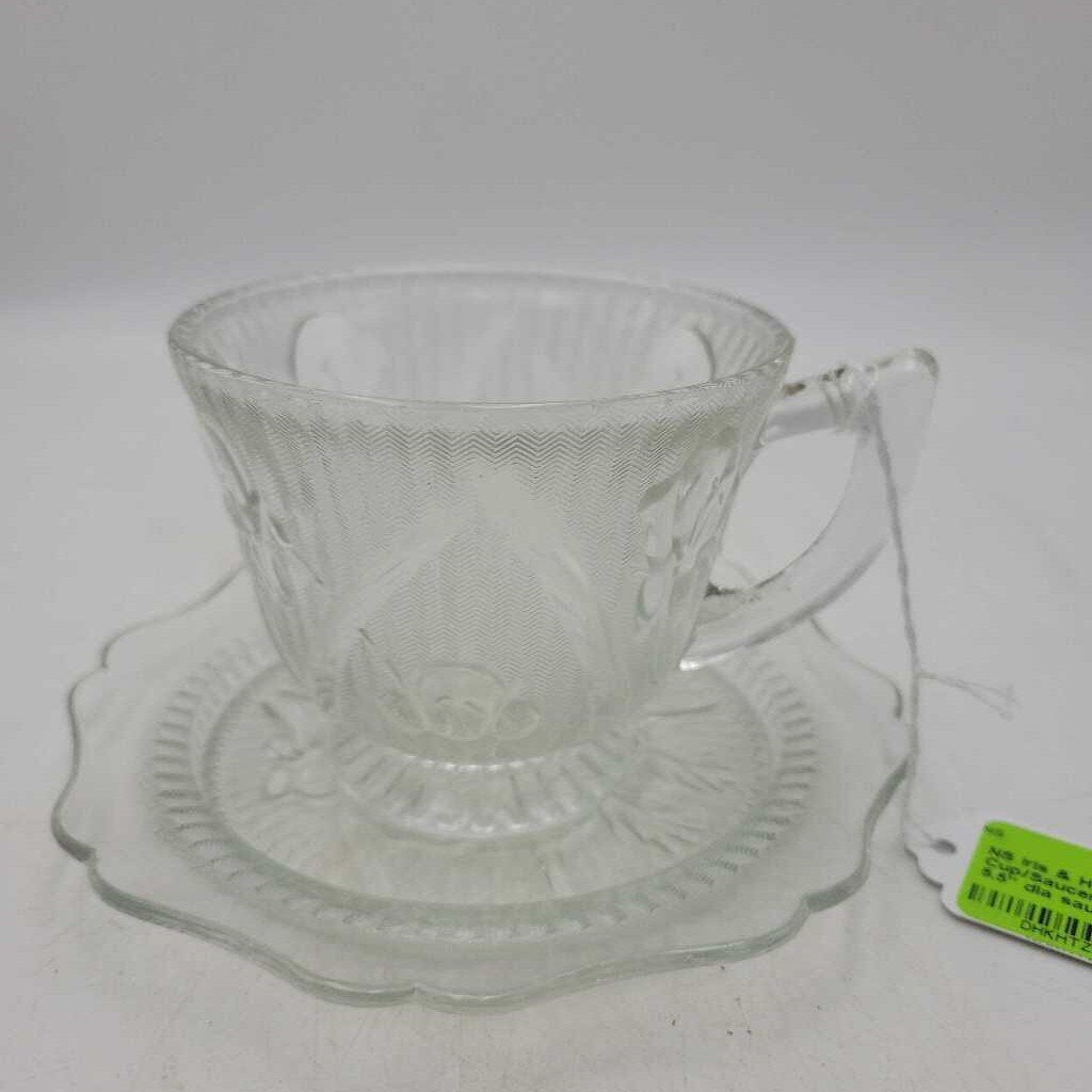 Iris & Herring Bone Cup/Saucer (NS) #593