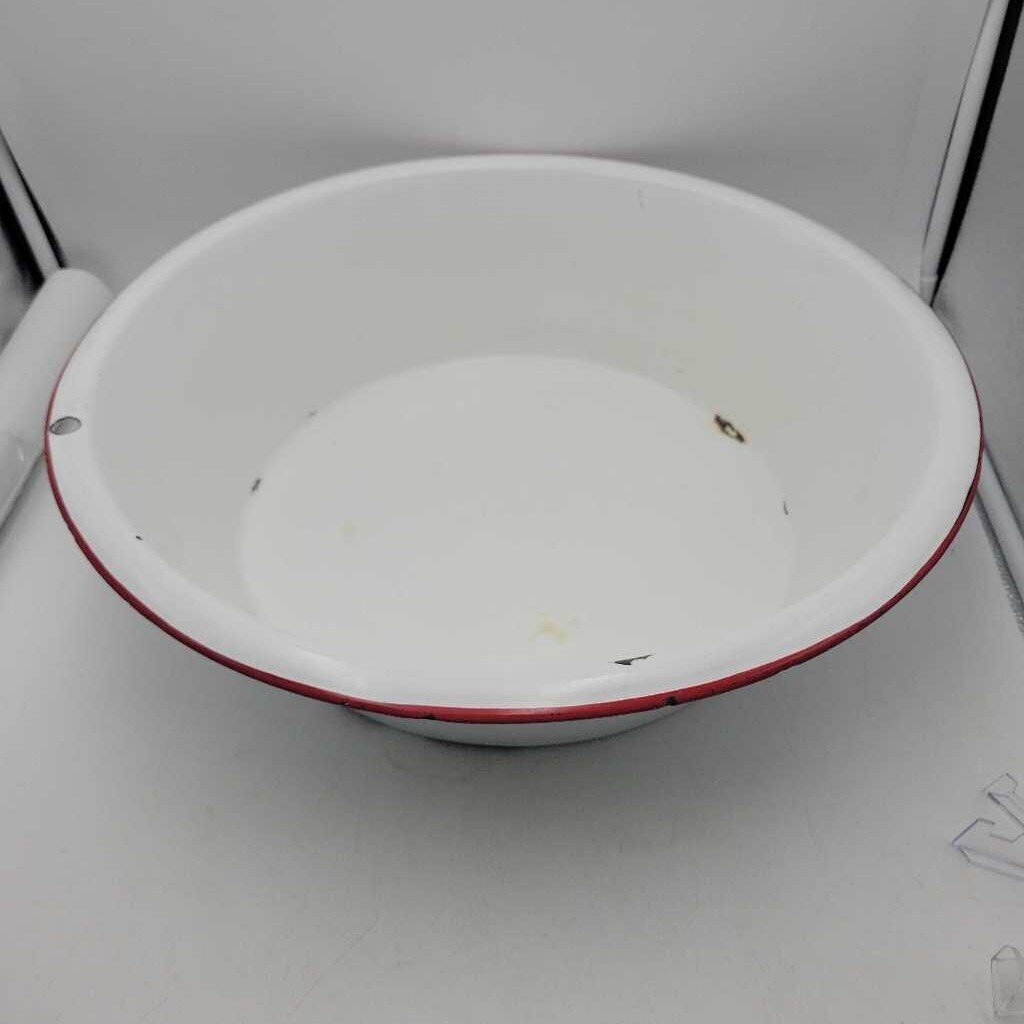 Large Graniteware Enamelware Pan (JAS)