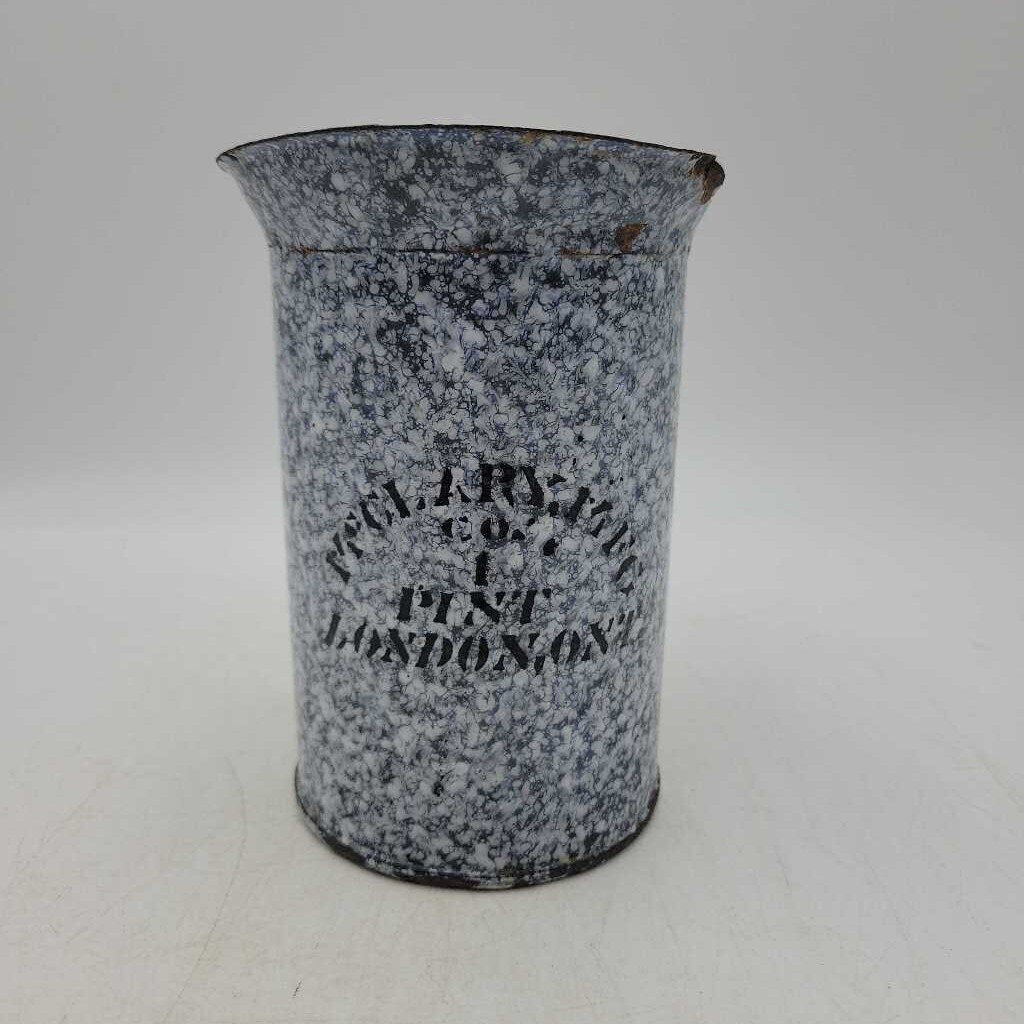 Rare Enamelled 1 Pint Measure (JL)