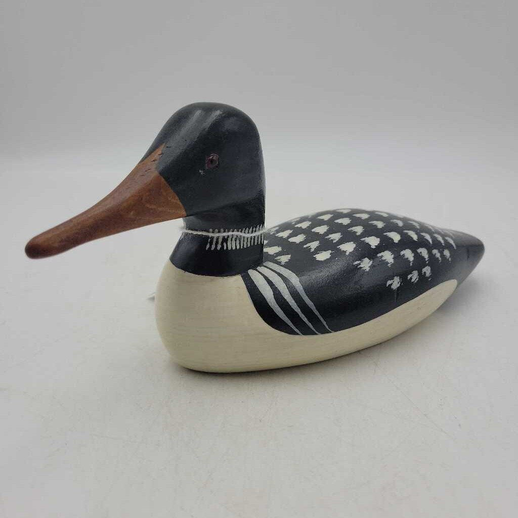 Wooden Duck Decoy Common Loon (DEB)