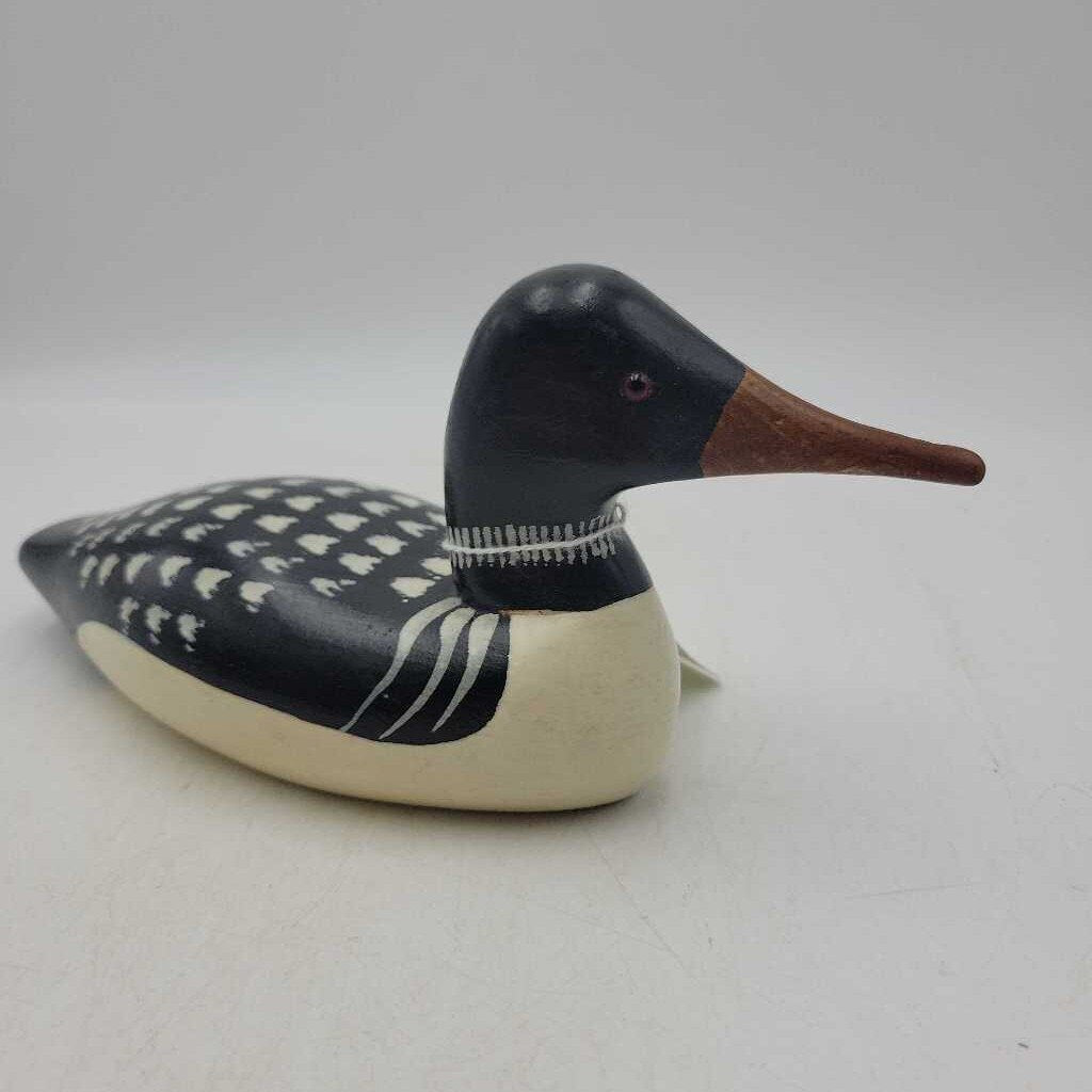 Wooden Duck Decoy Common Loon (DEB)
