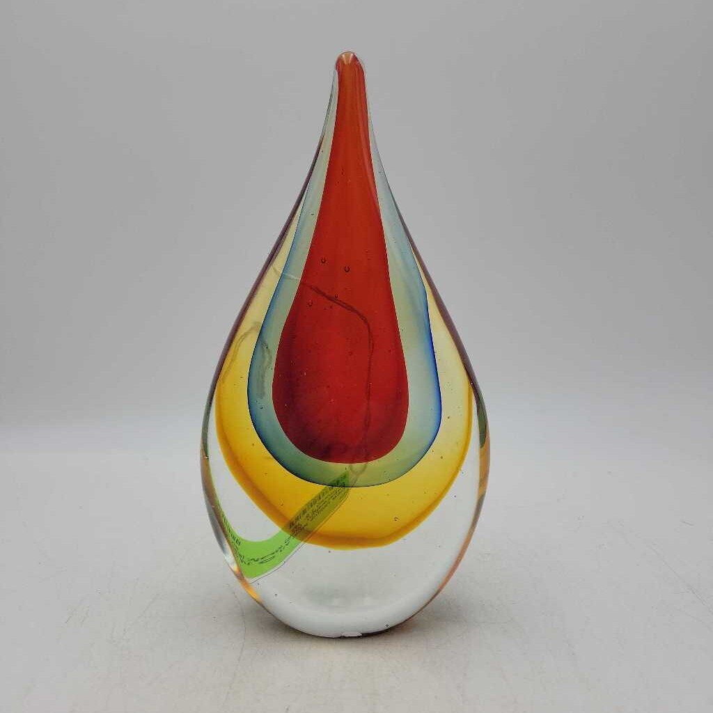 Unique MCM Art Glass paperweight (DEB)