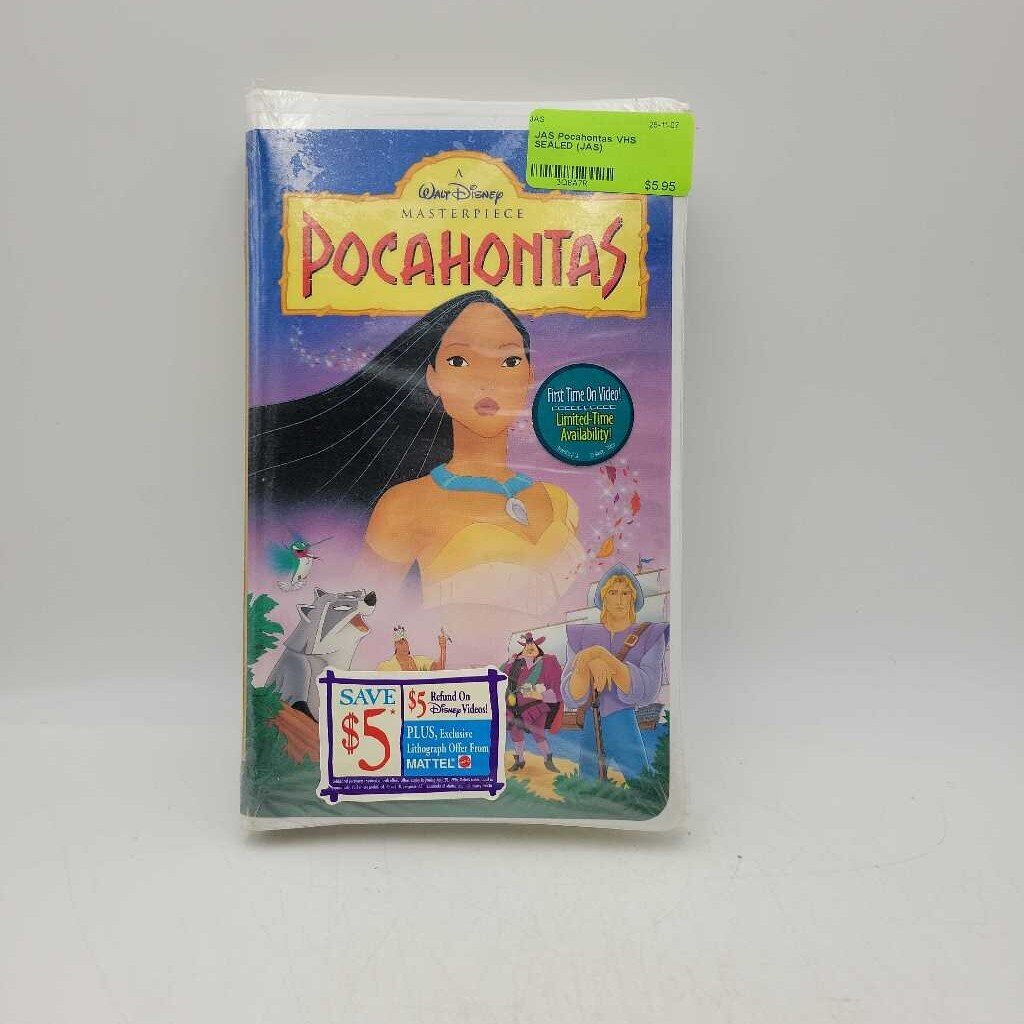 Pocahontas VHS SEALED (JAS)