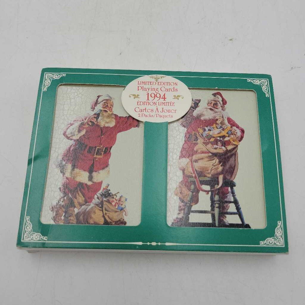 Coca Cola 1994 Christmas Nostalgia Playing Cards (JAS)