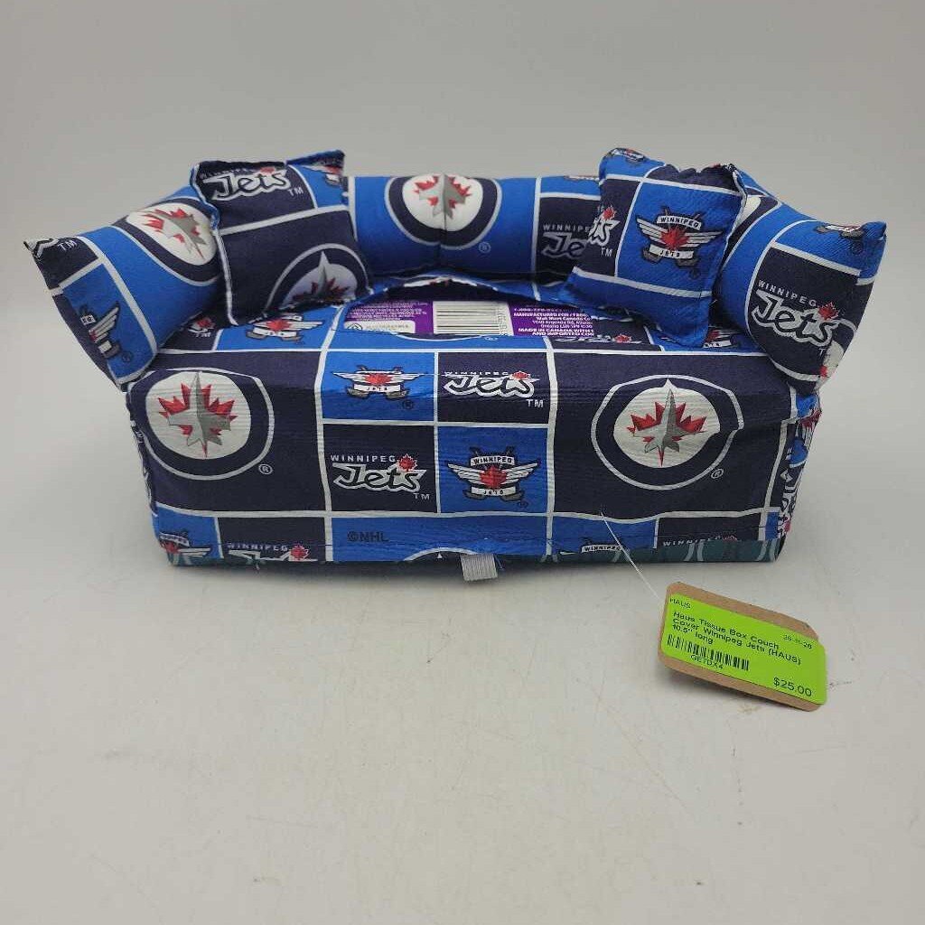 Tissue Box Couch Cover Winnipeg Jets (HAUS)
