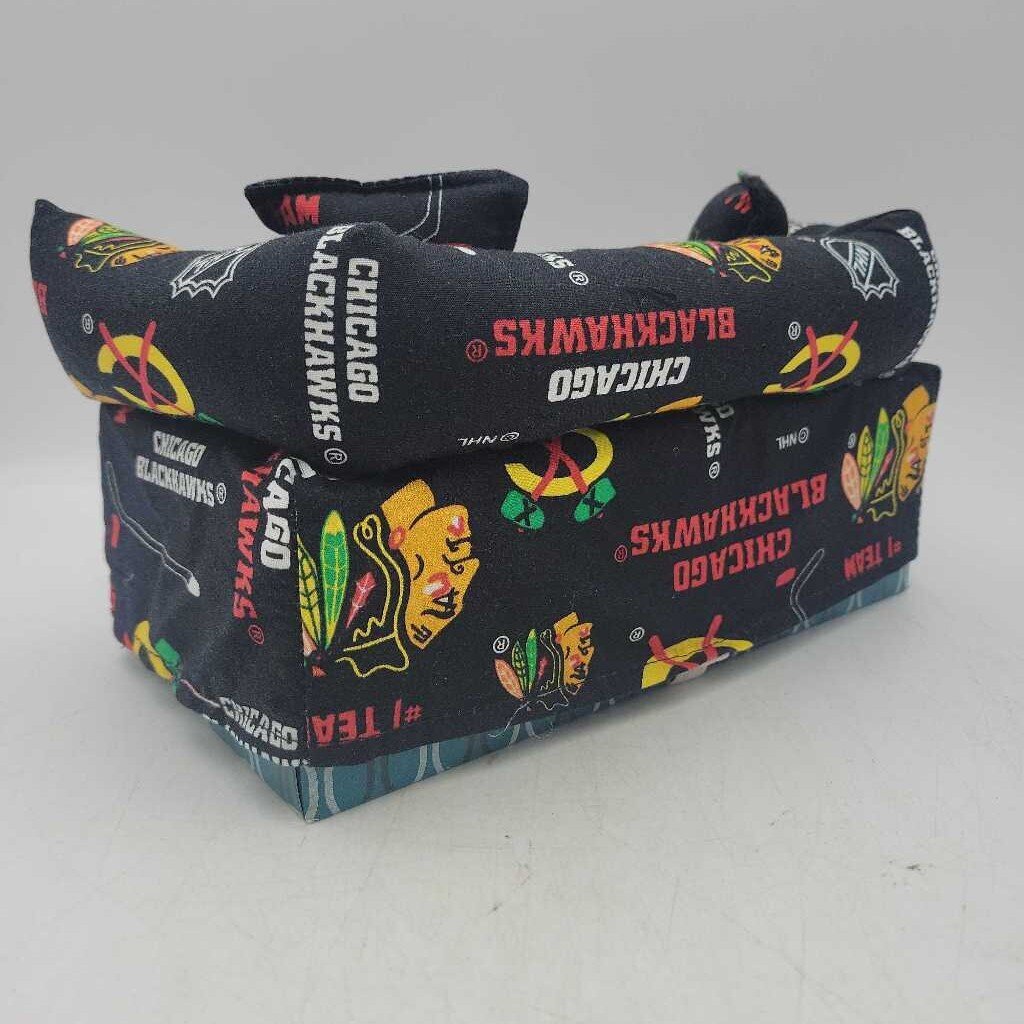 Tissue Box Couch Cover Chicago Black Hawks (HAUS)