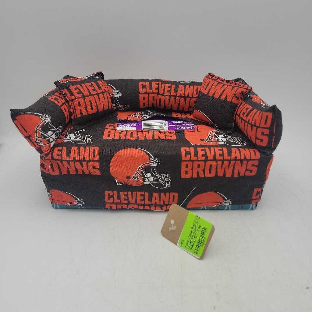 Tissue Box Couch Cover Cleveland Browns (HAUS)
