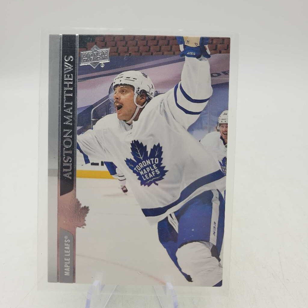 2021 Upper Deck Auston Matthews Card 419 (JAS)