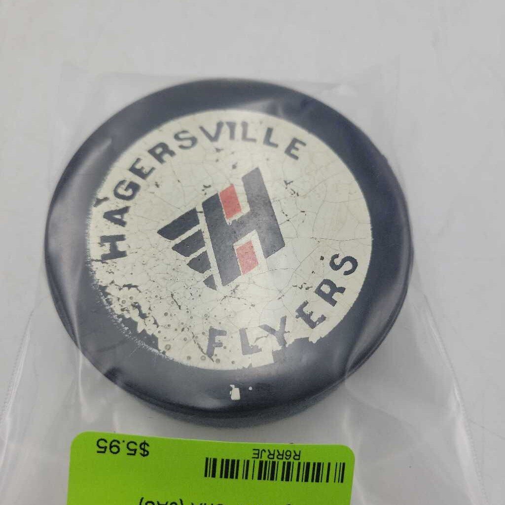 Hagersville Flyers Hockey Puck OHA (JAS)