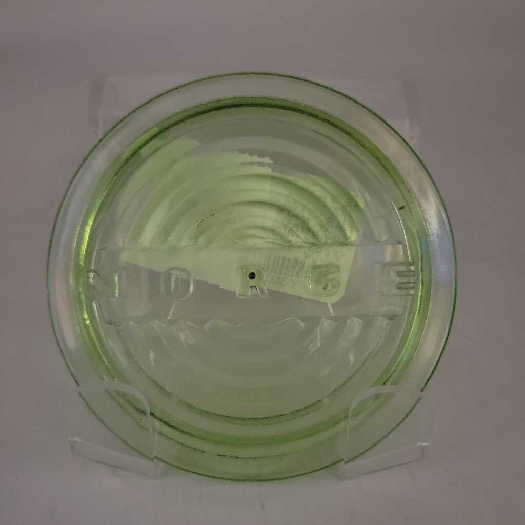 1930's Uranium Glass Refrigerator Dish Lid (JAS)