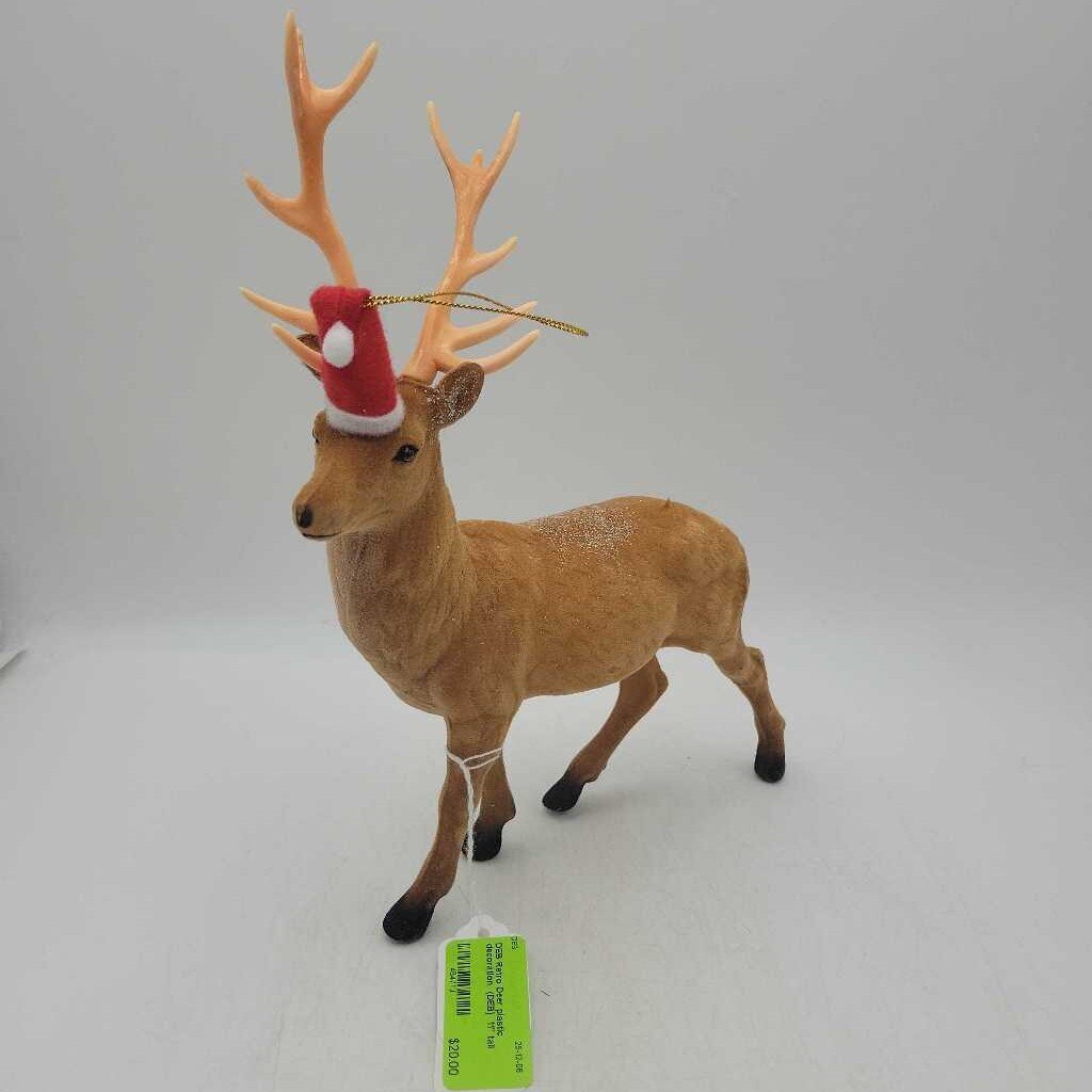 Retro Deer plastic decoration (DEB)
