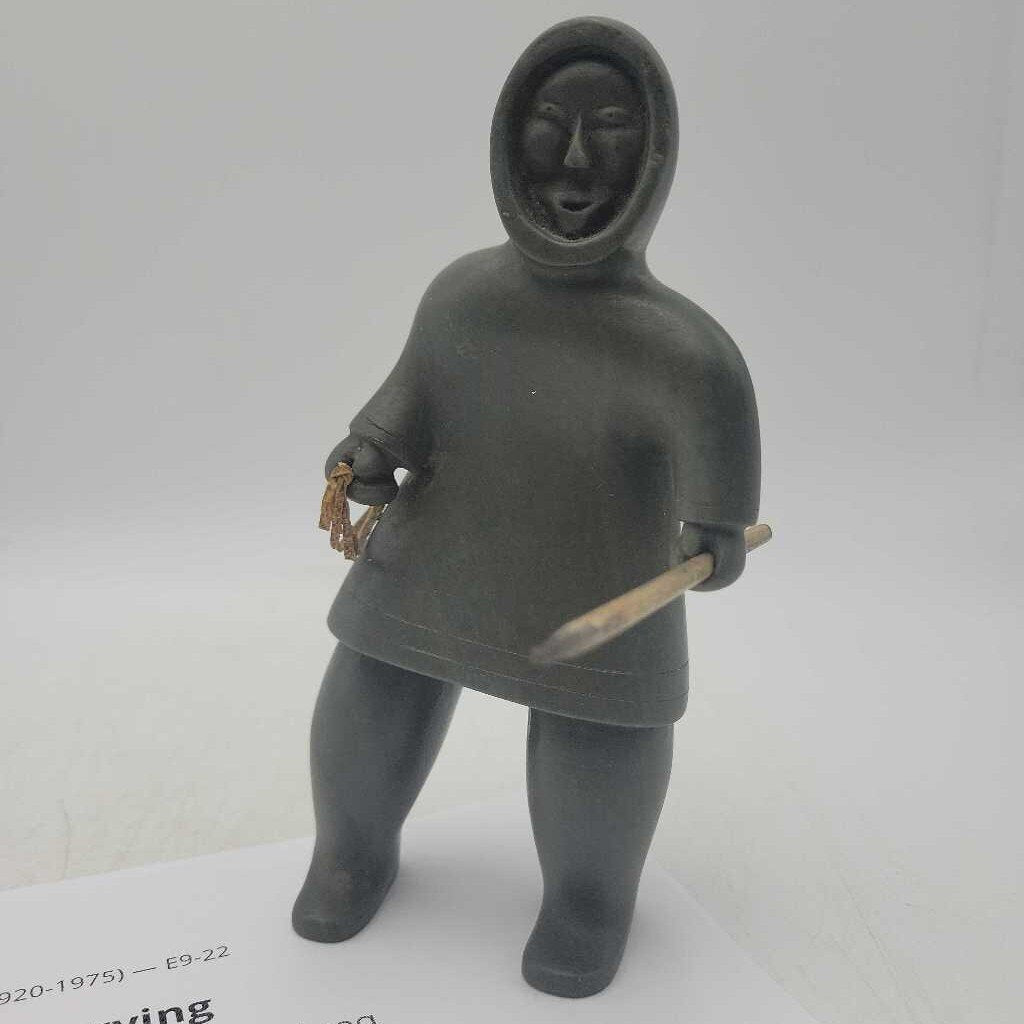 Moses Meeko Inuit Soapstone Carving (DS)