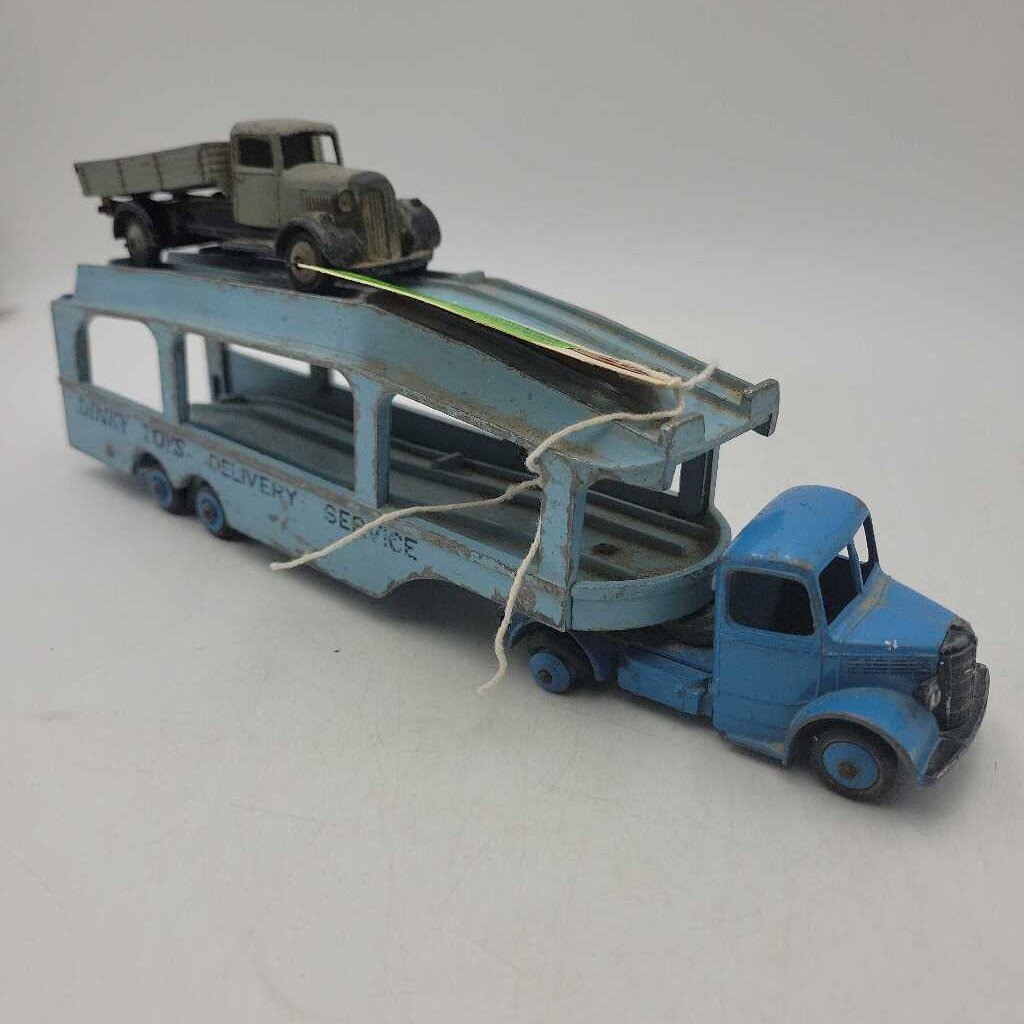 Dinky 982 Toy Car transporter Delivery Truck Plus Flat Bed Truck 2 pieces(JAS)