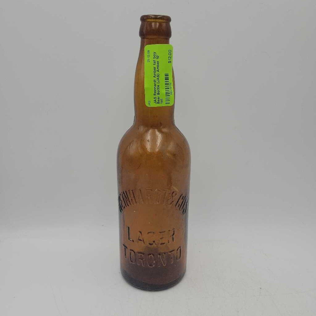 Reinhardt Amber tall boy Beer Bottle (JAS)