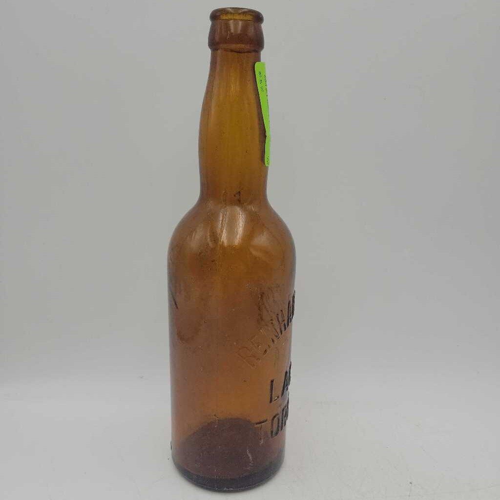 Reinhardt Amber tall boy Beer Bottle (JAS)