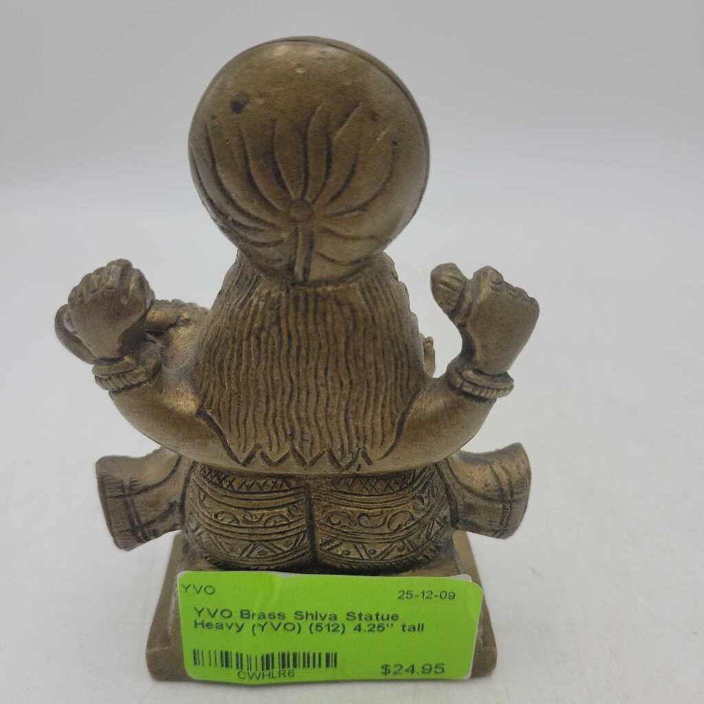 Brass Shiva Statue Heavy (YVO) (512)