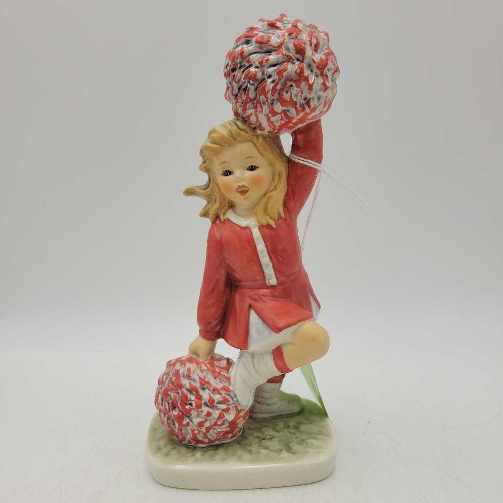 Vintage Goebel Cheerleader figure (RHA)