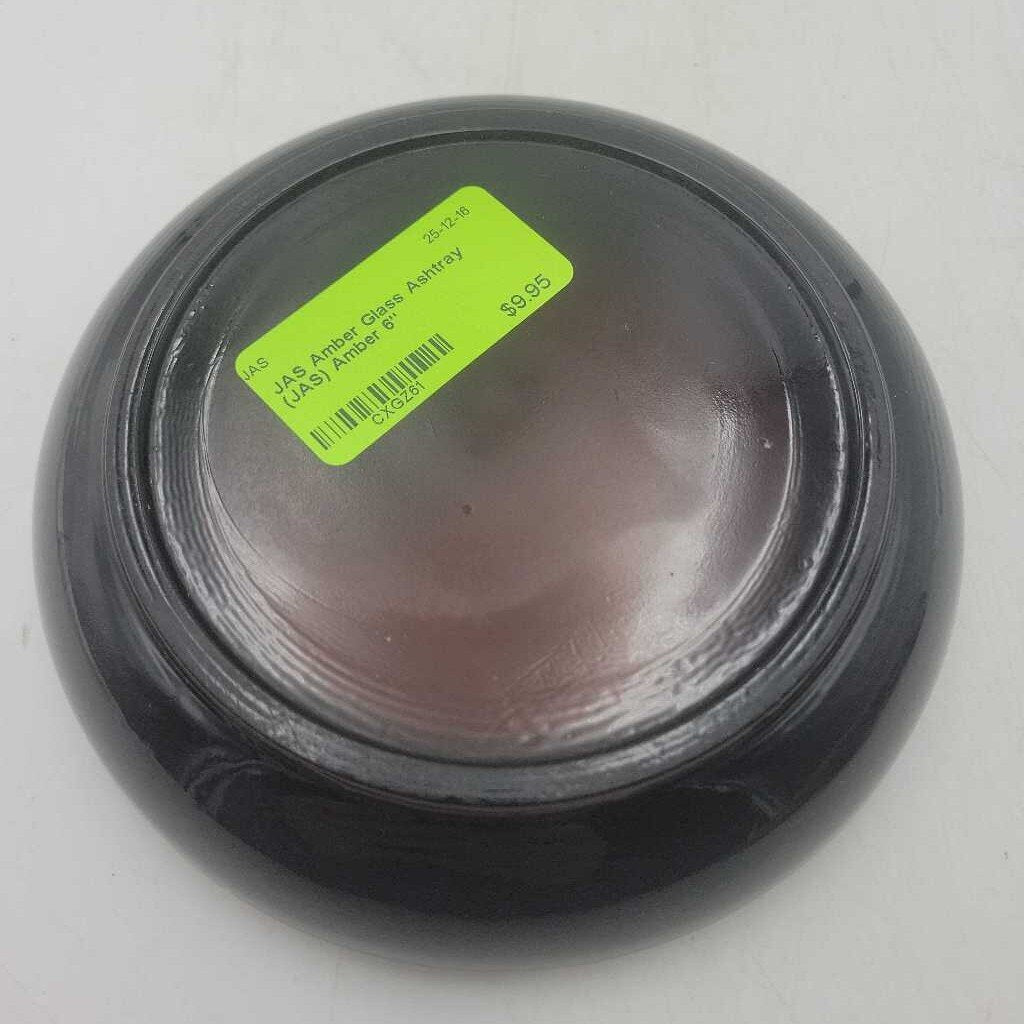 Amber Glass Ashtray (JAS)