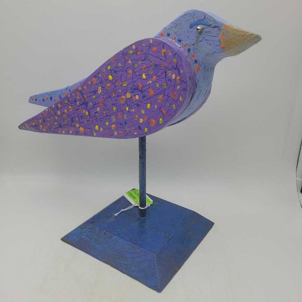 Wooden Carved Folk art Bird (JH49)