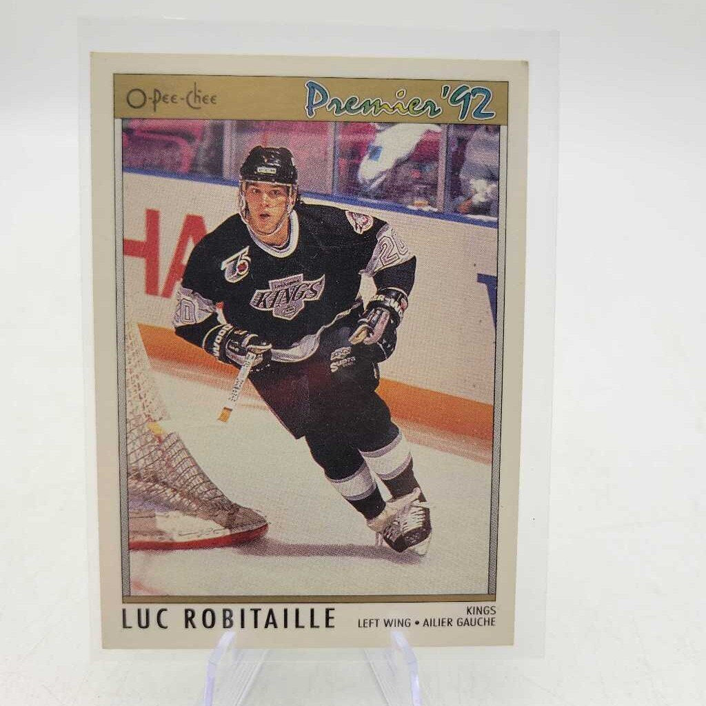 Luc Robitaille 1992 OPC Premier Hockey card #34 (JAS)