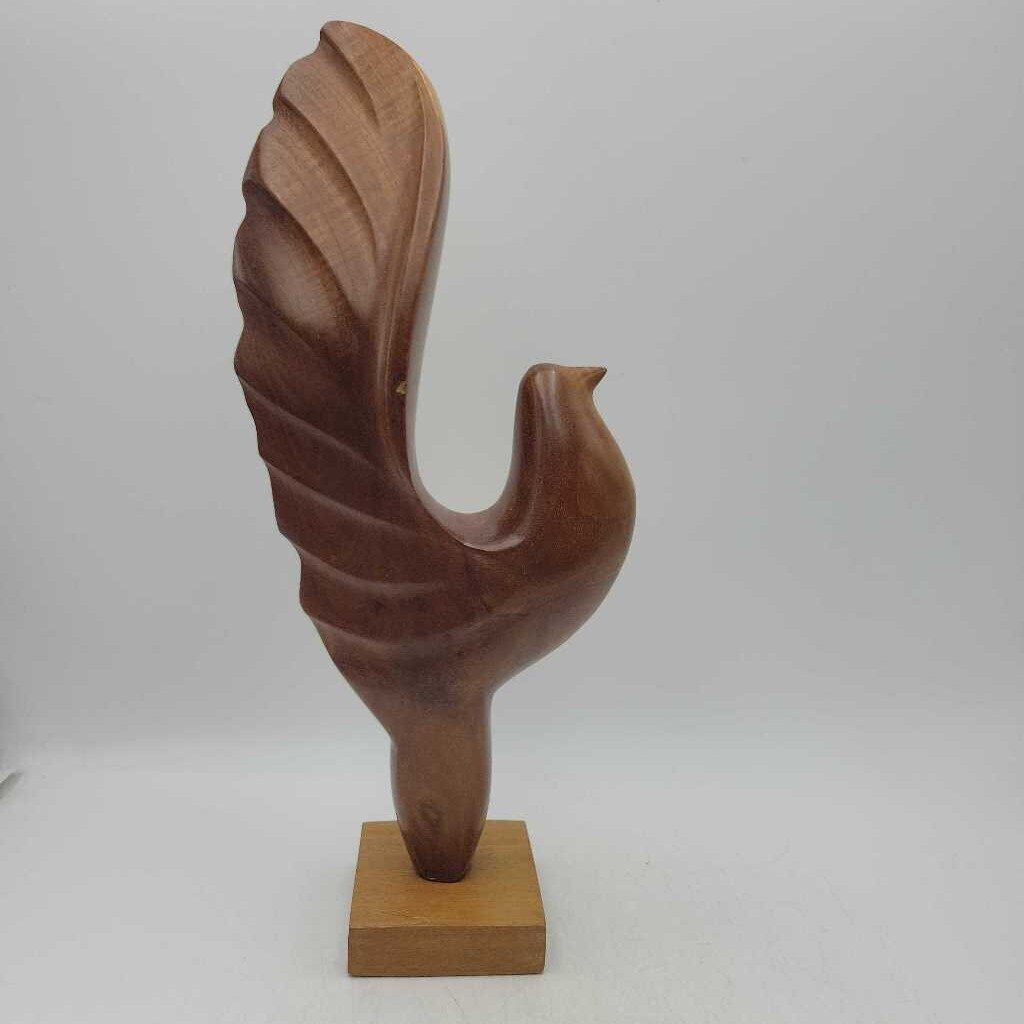 Handmade Wooden Carving Rooster (DEB)