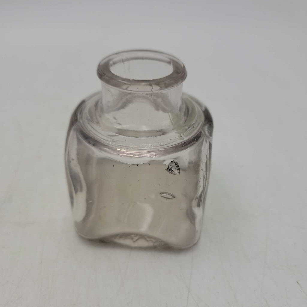 Ink well Glass insert bottle Carter's (JAS)
