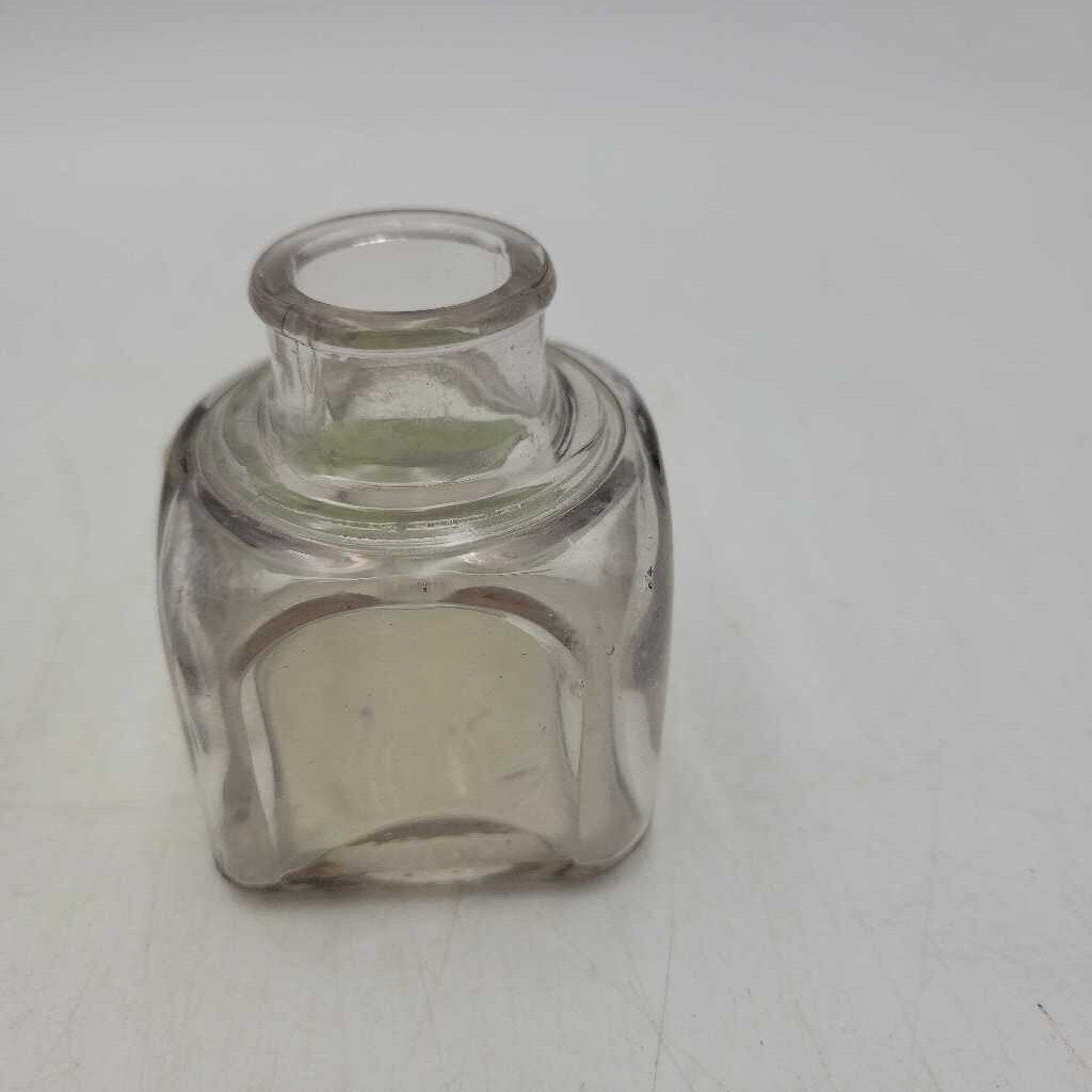 Ink well Glass insert bottle Carter's (JAS)
