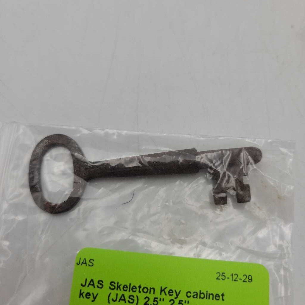 Skeleton Key cabinet key (JAS) 2.5"